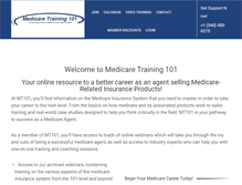 Tablet Screenshot of medicaretraining101.com